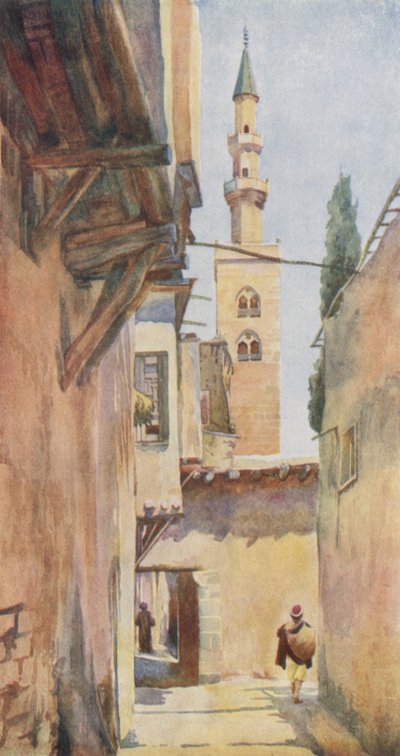 Damascus: Minaret of Jesus by Walter Spencer Stanhope Tyrwhitt